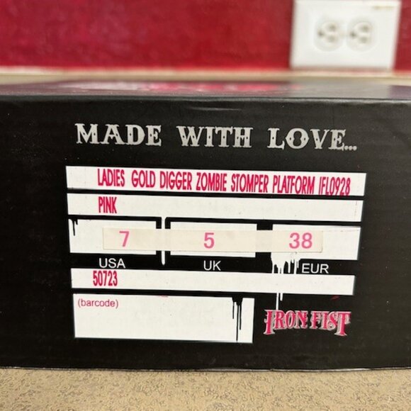 Iron Fist Gold Digger Zombie Stomper Platform Heels - Picture 7 of 7